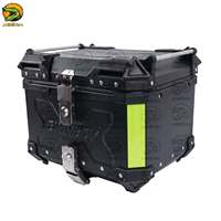 Boîte à bagages arrière pour moto, étanche, en aluminium, capacité 45L, 55L, 65L, 80L, universelle, pour casque, bagages, avec serrure antivol