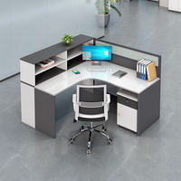 High Quality ISO Certified Durable Modern Wooden Panel Executive Office Desk Partition for Villa Commercial Use Customizable