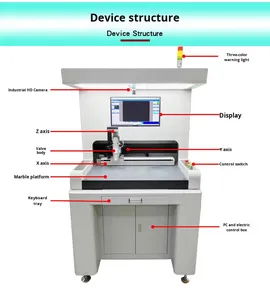 Máquina dispensadora de pegamento de visión tridimensional OEM personalizada con motor de engranajes de alta precisión y carcasa de madera para pegamento de pegatinas doming - Product Image 2