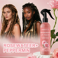 Spray Idratante OEM per Dreadlock, Previene la Secchezza, Idratante e Rinfrescante con Aloe Vera e Acqua di Rosa per la Cura e la Manutenzione dei Dreadlock