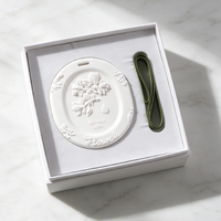 Diffuseur d'arômes suspendu Finru en céramique, fleur décorative, parfum d'intérieur longue durée, désodorisant pour armoire aux huiles essentielles