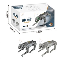 MILI Juguete Mecánico de Control Remoto 2.4G, Locustino Eléctrico de Plástico con Música, Luces LED Verdes, Interactivo, Alcance de 30m