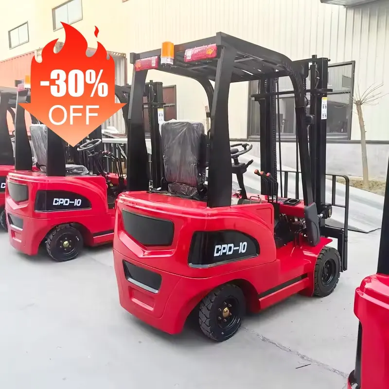 TOSH China Manufacturer Mini Small 1 2.5 3.5 2 3 1.5 Ton Battery Electric Forklift Truck