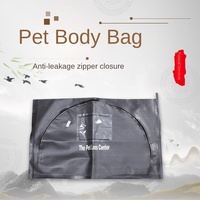 Cercueil rectangulaire personnalisé 100 % biodégradable et écologique en PEVA, étanche, épais, avec fermeture éclair, style américain, pour cendres d'animaux de compagnie