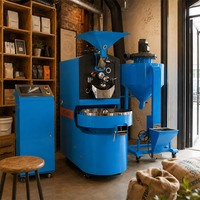 Machine à torréfier le café en tambour à double paroi de 6 kg, 10 kg, 15 kg avec un excellent prix