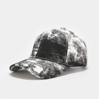 Casquette de baseball tie-dye personnalisée, 6 panneaux, en coton, avec logo brodé, réglable, style sport décontracté, pour hommes et femmes