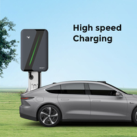 Pengisi daya mobil listrik tahan air PRTDT, pengisi daya mobil listrik tipe 2 kotak dinding 7kW 11KW 22kW