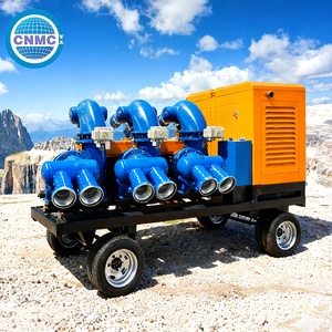 Pompe multi-sorties entraînée par moteur, haute efficacité, auto-amorçante pour eaux usées municipales et irrigation agricole, débit élevé - Product Image 1