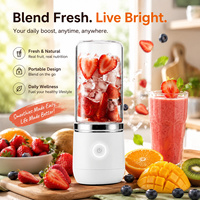 Hoge snelheid 18000 RPM One Touch fruitmixer met aangepast logo, USB oplaadbaar, mini draagbare blender voor thuis en onderweg