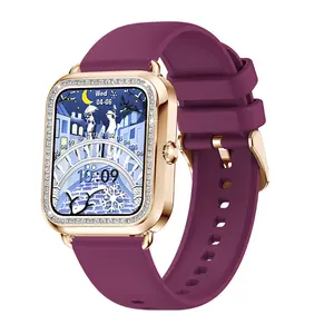 I68 Fashion Luxury Quartz Watches with Diamonds for Ladies Women Smart Watch