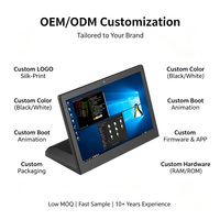 Nouvelle tablette Android 10,1 pouces RK3568 avec écran tactile de type L, plaque signalétique électronique DC, 2+16 Go, prise en charge USB et PoE variable, compatible OEM/ODM pour entreprises