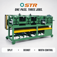 STR Découpeuse électrique à largeur fixe LFZ-3 pour bandes de bambou, équipement de découpe du bois, garantie 4 ans, Chine
