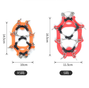 Vente chaude 11/13/14/15 dents glace neige crampons taille pour <span class=keywords><strong>enfant</strong></span>/enfants 28-32 taille EU USA - Product Image 1