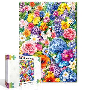 Rompecabezas de 1000 Piezas con Diseño de Jardín de Mariposas para Adultos - Product Image 5