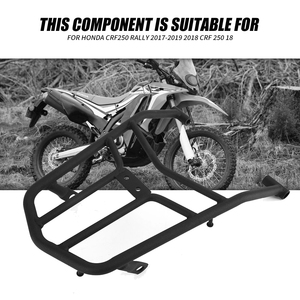 Venta Directa de Fábrica - Soporte de Portaequipajes Trasero Negro de Alta Calidad, Compatible con <span class=keywords><strong>Honda</strong></span> CRF250 <span class=keywords><strong>RALLY</strong></span> 2017-2019 2018 CRF <span class=keywords><strong>250</strong></span> 18 - Product Image 5