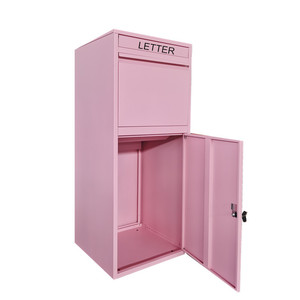 맞춤형 강철 대형 소포 드롭 편지 상자 배달 야외 우편함 야외 소포 배달 드롭 상자 - Product Image 4