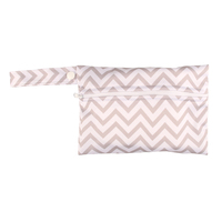 Sac étanche imprimé avec fermeture éclair 14*20cm, pochette de rangement réutilisable imperméable pour l'organisation quotidienne