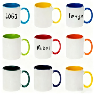 Alta Qualidade rosa Preto Caneca Dos Desenhos Animados Embalagem para Sublimate Flor Bonito Canecas Embalagem para Meninas para Latte Leite De Cacau Chá - Product Image 1