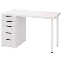 Bureau d'ordinateur de travail minimaliste contemporain pratique, 13 pièces modulaires, écologique, réglable en hauteur, en bois, pour ordinateur portable