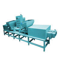 Presse automatique à blocs de sciure de bois compressée, machine de découpe de poudre de bois avec moteur central, machines de fabrication de palettes