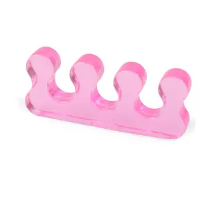 Hot người bán màu hồng màu xanh tím mềm Silicone Toe cáng và Toe separators Toe spreaders cho bunion