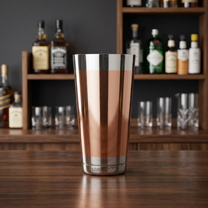 Stylish Eco-Friendly Modern Copper Finish <b>Stainless</b> Steel Boston <b>Glass</b> Shaker Metal Professional Bartending Home Entertainment - Product Image 3