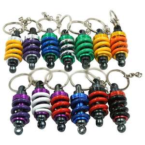 Porte-clés de moto décoratif coloré en aluminium avec amortisseur de vibrations - Product Image 6