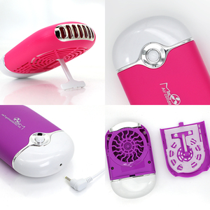 <b>USB</b> Rechargeable Mini Eyelash <b>Extension</b> Fan Portable Bladeless Lash Glue Dryer Handheld Air Cooler - Product Image 5