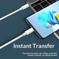 Kabel Pengisian Cepat PD 60W 27W USB-C ke Type-C untuk Aksesoris Ponsel dengan Transfer Data untuk iPhone Samsung Android IOS