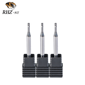 4-Flute rãnh sâu phay Cutter độ cứng cao độ chính xác phẳng End 4 mét Carbide 50 mét chiều dài tialn + craln lớp phủ ODM OEM - Product Image 1