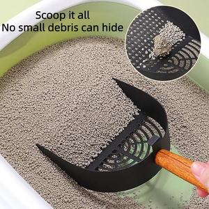 <span class=keywords><strong>Pala</strong></span> <span class=keywords><strong>para</strong></span> Arena de Gato de Acero Inoxidable y Madera QbellPet, Directo de Fábrica, Ecológica, <span class=keywords><strong>para</strong></span> la Eliminación de Desechos de Mascotas y la Limpieza de Excrementos - Product Image 1