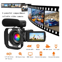 Caméscope numérique compact professionnel 18X zoom numérique 4K avec carte mémoire SD Fabriqué en Chine