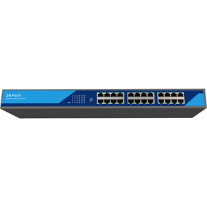 <span class=keywords><strong>19</strong></span> Inch 24 Cổng 10/100/1000Mbps Không Quản lý <span class=keywords><strong>Ethernet</strong></span> Chuyển Đổi Giá Gắn Đầy Đủ Gigabit Sắt Shell Nhỏ Gọn Mạng Chuyển Đổi - Product Image 2