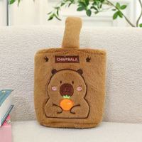 Nouveau sac à dos en peluche capybara Kawaii en coton PP, sac de rangement pour bébé, cadeau d'anniversaire