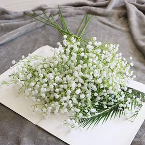 Flores Artificiales <span class=keywords><strong>de</strong></span> Gypsophila <span class=keywords><strong>Paniculata</strong></span>, Ramo <span class=keywords><strong>de</strong></span> <span class=keywords><strong>Paniculata</strong></span> <span class=keywords><strong>de</strong></span> Seda para Decoración del Hogar, para Acción <span class=keywords><strong>de</strong></span> Gracias o Graduación - Product Image 3
