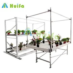 Sistema de cultivo Vertical para agricultura, estantes para cultivo de plantas de 4x8 pies, con bandejas
