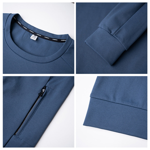 Custom Back Hem Strip Lightweight Stretchy <b>Tshirts</b> Mens Fitness 1/4 Zipper <b>Tshirt</b> - Product Image 6