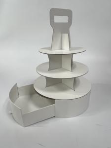 Caja de almacenamiento para el té personalizable de múltiples capas para llevar en la boda, juego de mesa de postre de West Point para llevar comida - Product Image 5