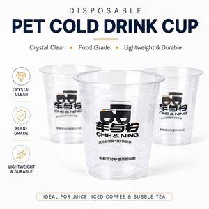 Gobelets en plastique jetables 14 oz – Commande en gros – PET – Fournitures pour restauration rapide, drive-thru, services rapides, boissons, sodas, thé - Product Image 4
