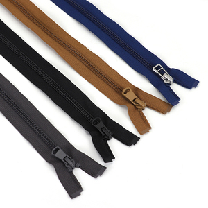 Haute qualité durable 5 # <span class=keywords><strong>résine</strong></span> autobloquante vers le bas couture maïs dent fermeture éclair ouverte fermeture éclair en plastique pour vêtements - Product Image 3