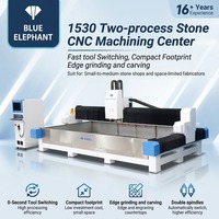 Routeur CNC multifonctionnel pour pierre avec commande et changement automatique d'outil pour la sculpture 3D du granit et du marbre
