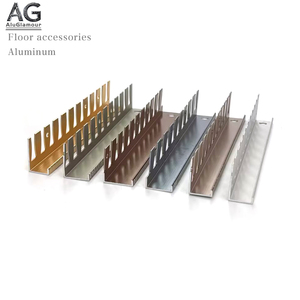 Profilé de plinthe en aluminium T5 6063, plinthe en métal anodisé moderne pour la décoration murale, prix direct d'usine en gros - Product Image 4