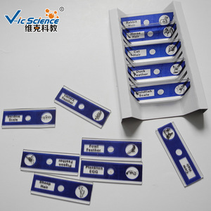 Blue plastic biological slides, children's special animal series set, primary and secondary school <b>microscopic</b> slides. - Product Image 2