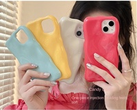 Coque de téléphone Chaodong Source mignonne Macaron Bubble Street Fashion pour iPhone 16 Pro Max, couleur bonbon, 3D gonflée, style Ins