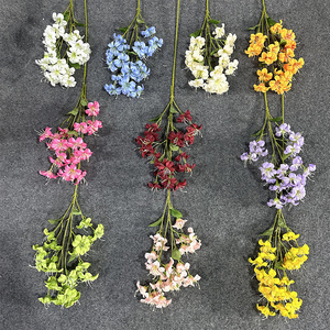 Bouquets de fleurs artificielles en forme de trompette, fleurs en soie, décorations de mariage, ornement de salon, vente en gros - Product Image 2