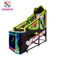 Machine de jeu d'arcade de basket-ball de rêve Funspace 55 pouces avec écran Slam Dunk Player Hoop Machine de jeu de rachat de billets