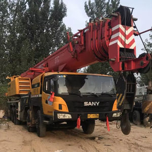 Grúa de camión usada de alta calidad Sany STC900T 90T con motor Weichai y sistema hidráulico inteligente para proyectos de construcción - Product Image 1