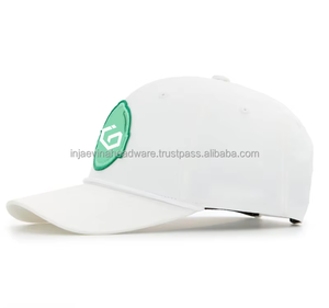 Gorra de Béisbol Azul de 6 Paneles con Bordado de Logotipo Geométrico, Unisex, Ajustada, Estilo Casual para Primavera/Verano - Product Image 4