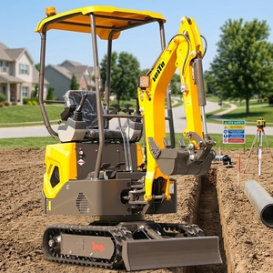 Global Best-selling Products Global Supply Factory Supply Ce Epa Euro5 1 Ton 1.2 Mini Digger with Hammer <b>for</b> Small Foundation - Product Image 1