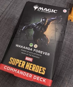 MTG Wakanda Forever - Mazo Preconstruido <span class=keywords><strong>de</strong></span> <span class=keywords><strong>Marvel</strong></span> <span class=keywords><strong>Super</strong></span> <span class=keywords><strong>Heroes</strong></span>, Caja Individual con Tarjetas <span class=keywords><strong>de</strong></span> Papel, para Mayores <span class=keywords><strong>de</strong></span> 14 Años - Product Image 1